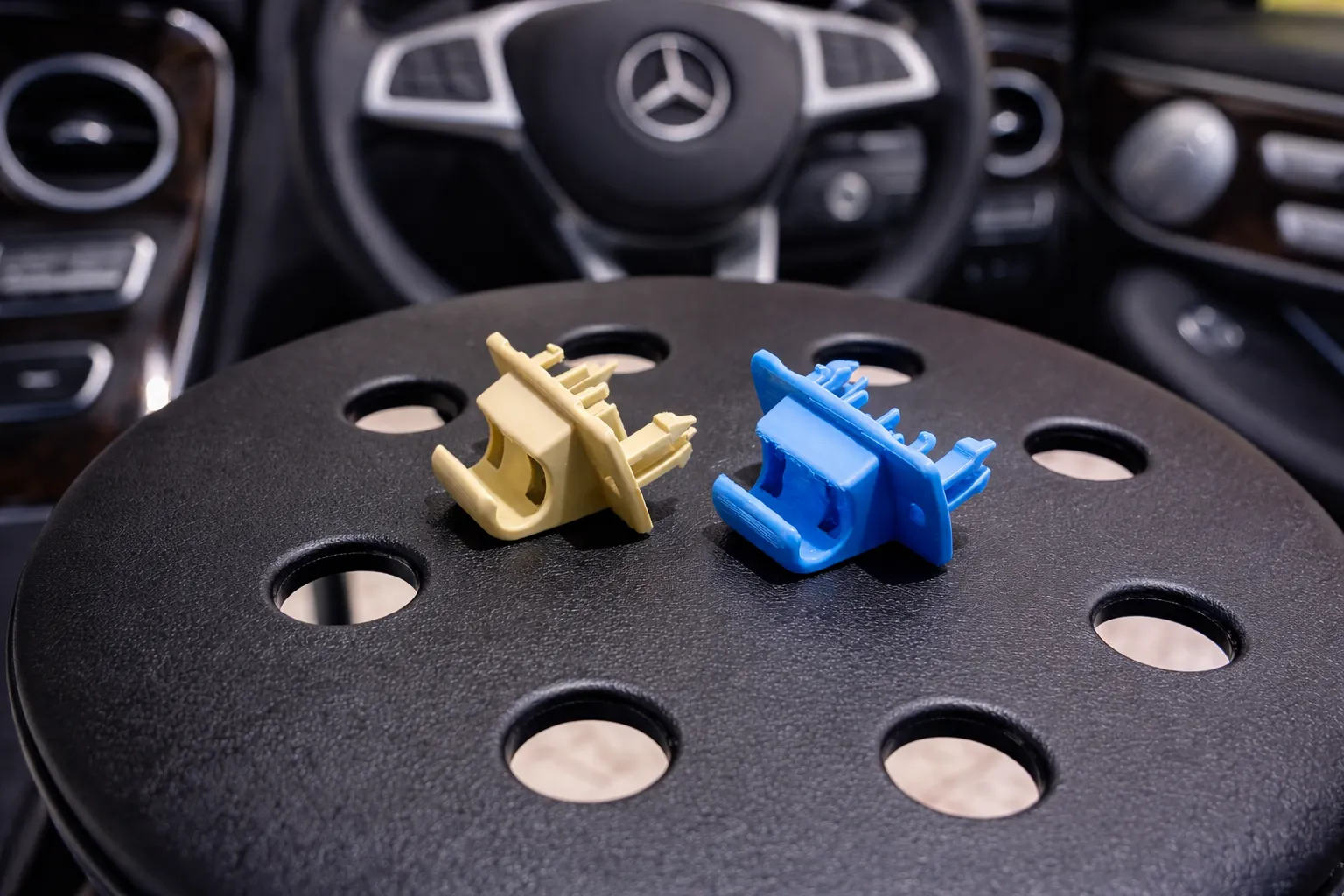 Mercedes benz c220 güneşlik klipsi