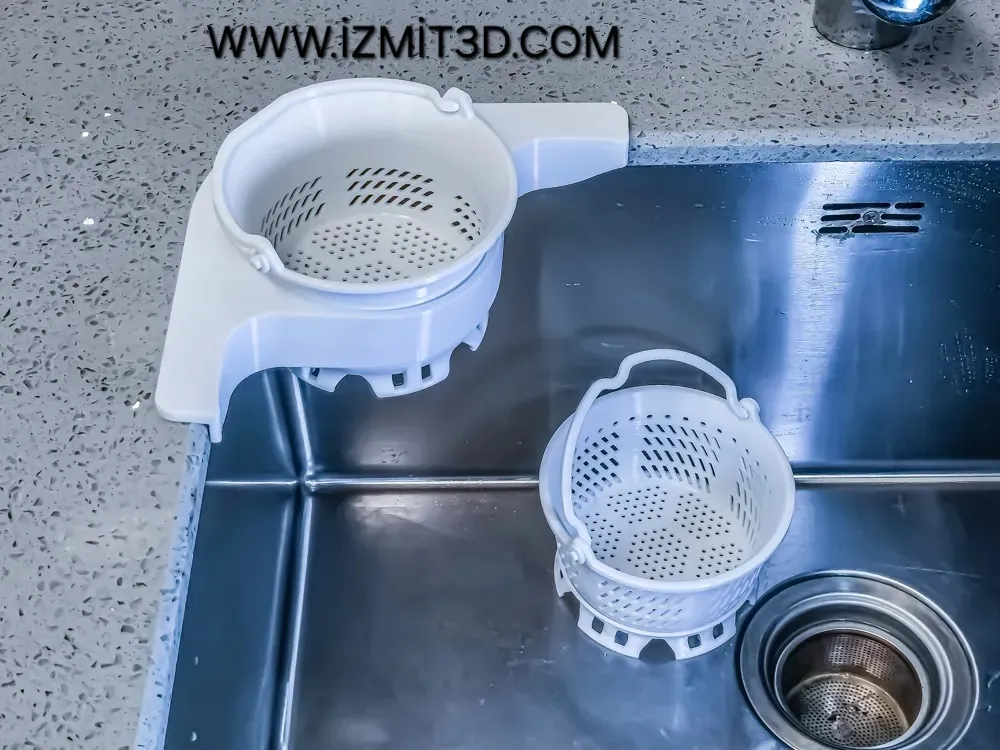 Pratik lavabo kenarı süzgeç
